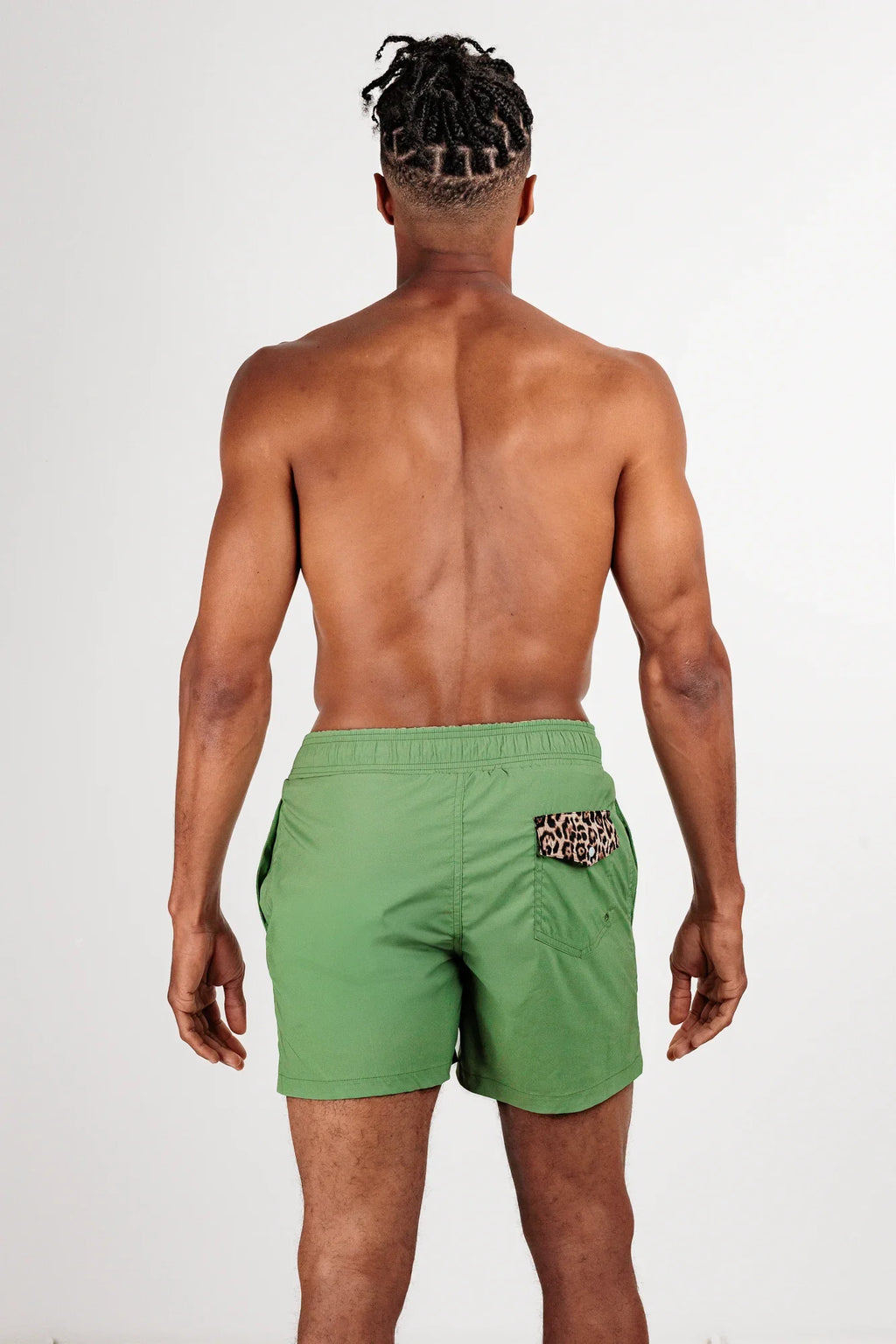 Short Homme Palm Panther (Vert)