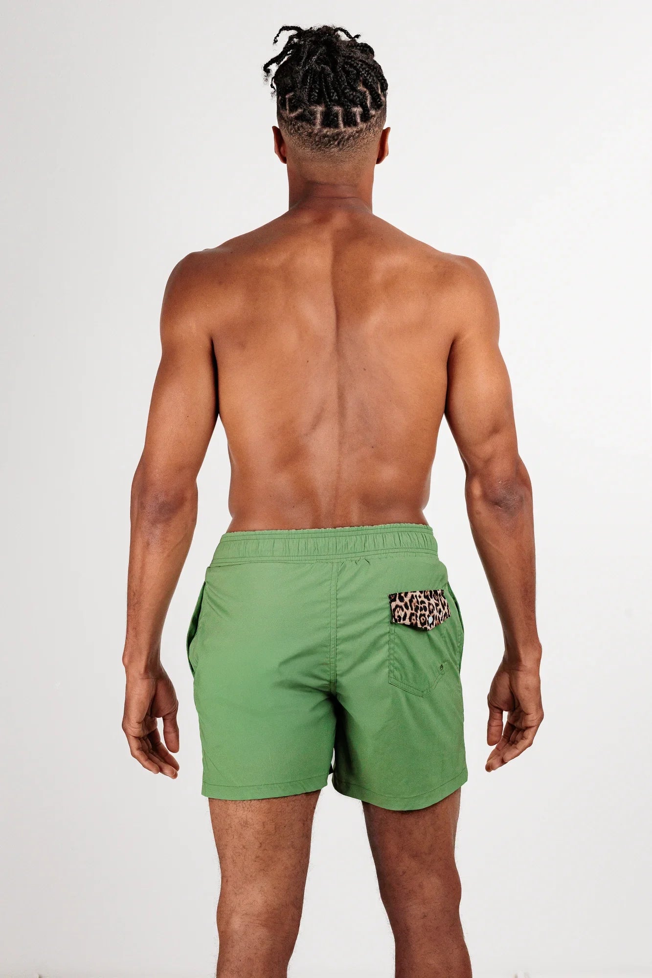 Short Homme Palm Panther (Vert)