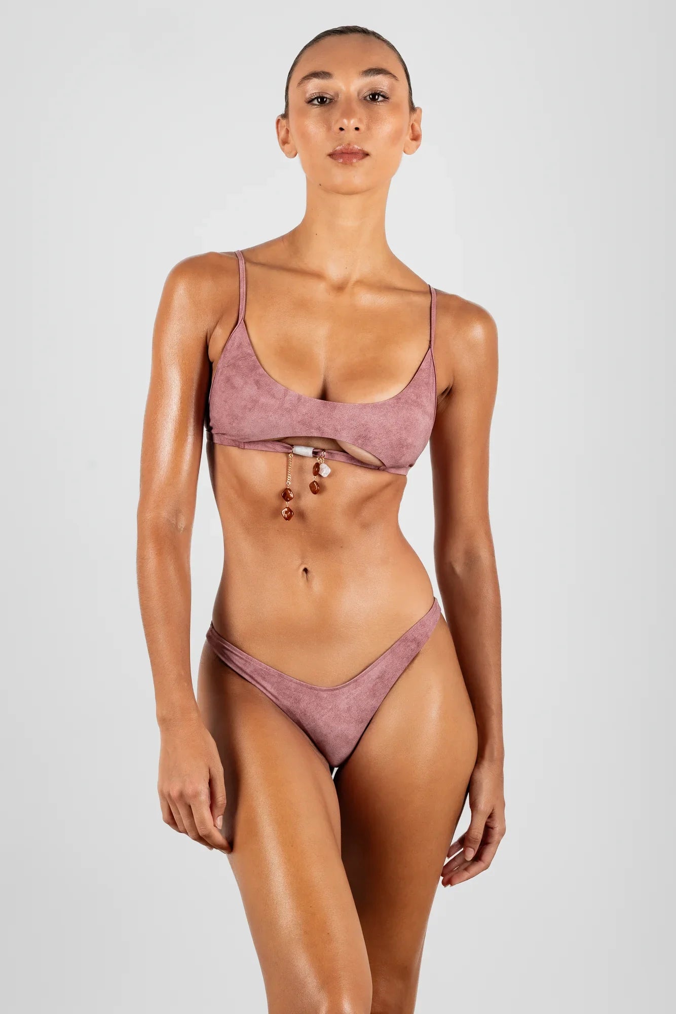 Cembro Brassière Rose Daim