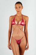 Chaîne de maillot de bain Pierre Rose Quartz
